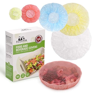 ReDeMM 50 Reusable Elastic Food Bowl Storage Covers - Versatile Size Pack
