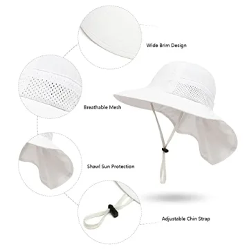 Baby Sun Protection Hat UPF 50+ for Toddler Outdoor Fun