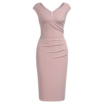 Miusol Stylish Sleeveless Business Pencil Dress for Women