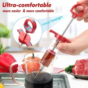 TGE-V 1-oz BBQ Meat Injector Kit with Needles