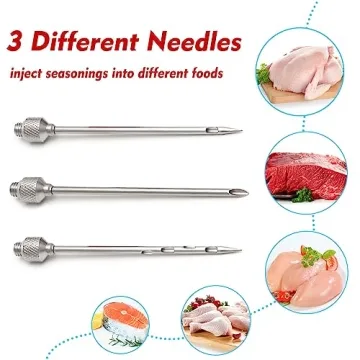 TGE-V 1-oz BBQ Meat Injector Kit with Needles