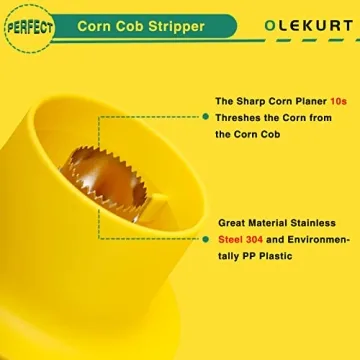 OLEKURT Corn Stripper Tool for Easy Corn Preparation