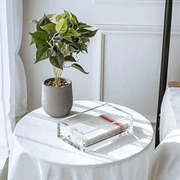 IEEK Acrylic Napkin Holder for Stylish Home Organization