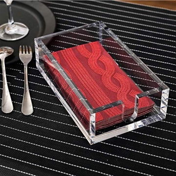 IEEK Acrylic Napkin Holder for Stylish Home Organization