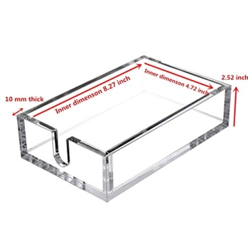 IEEK Acrylic Napkin Holder for Stylish Home Organization