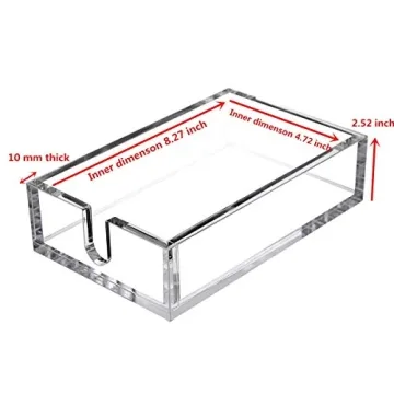 IEEK Acrylic Napkin Holder for Stylish Home Organization