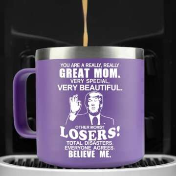LEIOH Mother's Day Gift – Humorous Stainless Steel Tumbler