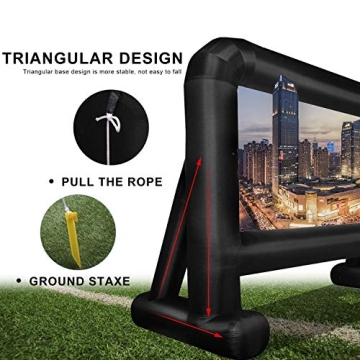 OUTTOY Inflatable Movie Screen - 16FT for Outdoor Fun