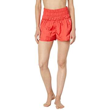 Free People The Way Home Shorts Bright Red XS (Women's 0-2)
