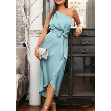Stylish PRETTYGARDEN Women's Summer Bodycon Midi Dress