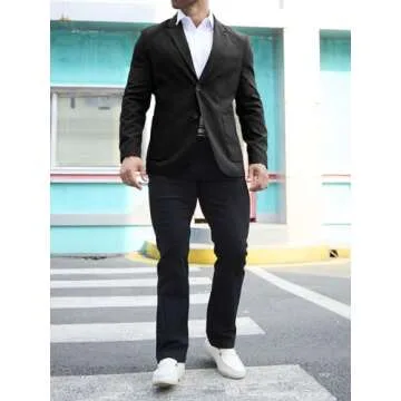 ZIWOCH Men's Stylish Sports Suit Jacket for Events