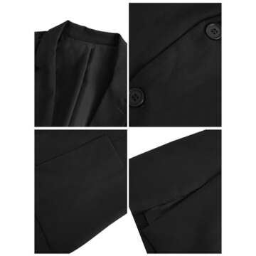ZIWOCH Men's Stylish Sports Suit Jacket for Events