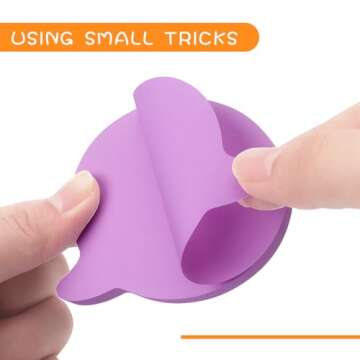 SIMONA Bubble Shape Sticky Notes 8 Color Bright Colorful Sticky Pad 75 Sheets/Pad Self-Sticky Note Pads