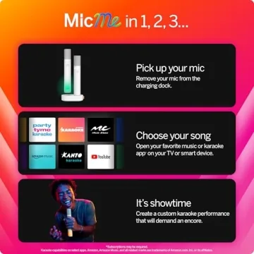 VIZIO MicMe Karaoke Soundbar with Wireless Microphones