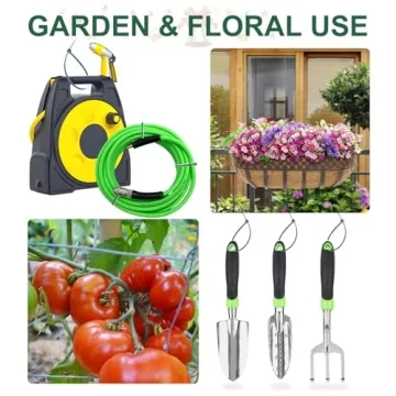 Green Zip Ties Assorted Sizes for Garden and Craft Needs