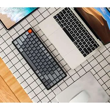 Keychron K2 Version 2 Wireless Gaming Mechanical Keyboard, Bluetooth/USB Wired Compact 84 Keys RGB LED Backlit N-Key Rollover Aluminum Frame for Mac Windows, Gateron G Pro Brown Switch