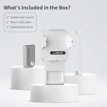 Compact USB Flash Drive & Wall Mount for Blink Cameras