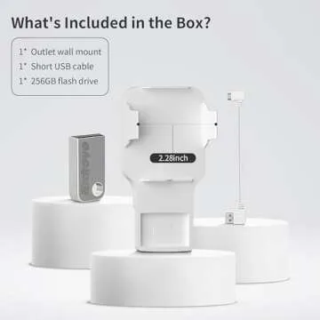 Compact USB Flash Drive & Wall Mount for Blink Cameras