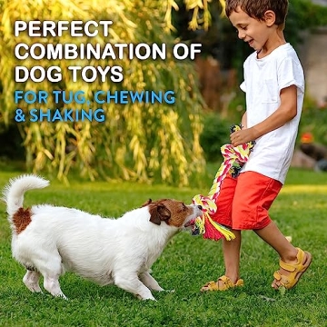 Durable 11-Pack Dog Rope Toy Set for Healthy Playtime
