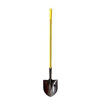 Nupla-72-016 Round Point Shovel, 48 in.Handle, 16 ga.