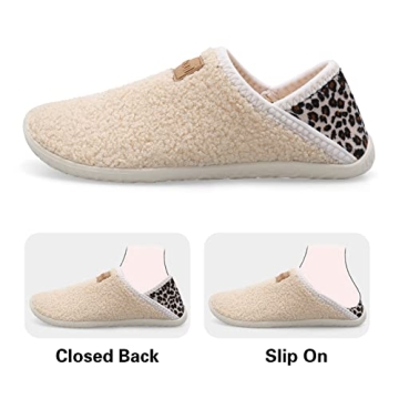 SPESOUL Fuzzy House Slippers Cozy Indoor Shoes for All