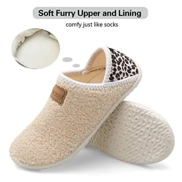 SPESOUL Fuzzy House Slippers Cozy Indoor Shoes for All
