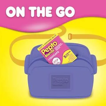 Pepto Bismol Liquicaps, Upset Stomach Relief, Bismuth Subsalicylate, Multi-Symptom Relief of Gas, Nausea, Heartburn, Indigestion, Upset Stomach, Diarrhea, 48 Liquicaps