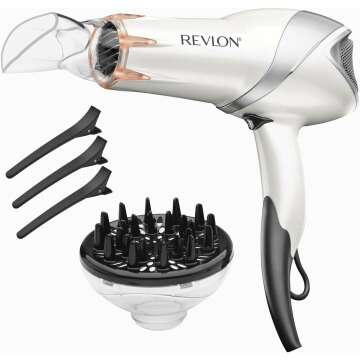 REVLON Infrared Hair Dryer - 1875 Watts for Smooth, Shiny Hair