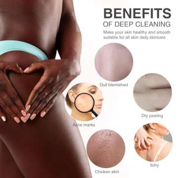 2 Pieces African Bath Sponge African Net Long Net Bath Sponge Exfoliating Shower Body Scrubber Back Scrubber Skin Smoother,Great for Daily Use (Green)