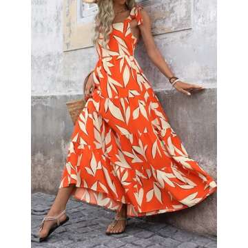 PRETTYGARDEN Floral Maxi Dress for Summer 2025