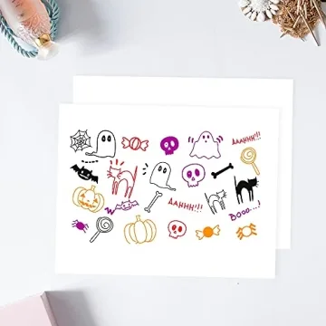 Halloween Cute Creature Clear Stamps for DIY Crafting