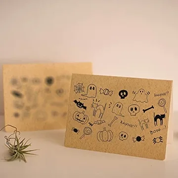 Halloween Cute Creature Clear Stamps for DIY Crafting