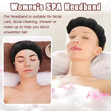 Zkptops Spa Headband & Wristband Set - Stylish Hair Accessory
