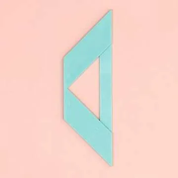 Craftelier - Complete Bookbinding Ruler Kit - Includes L Ruler + T Ruler + Spacing Guide + Corner Cutting Square + Case + Instruction Manual - Turquoise Color