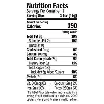 Picky Bars Real Food Energy Bars, Plant Based Protein, All-Natural, Gluten Free, Non-GMO, Non-Dairy, Ah, Fudge Nuts, Pack of 10