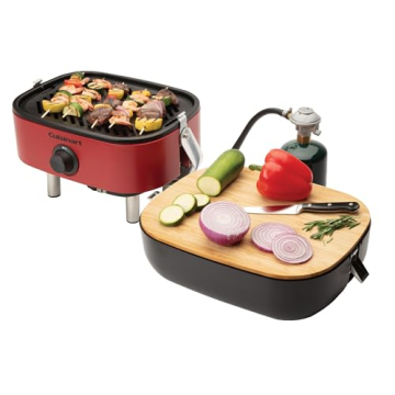 Cuisinart CGG-750 Portable Venture Gas Grill - Red