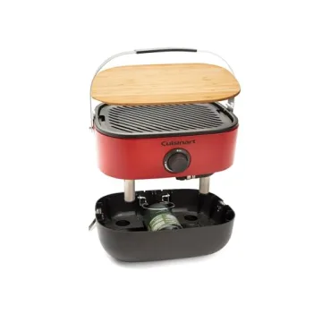 Cuisinart CGG-750 Portable Venture Gas Grill - Red