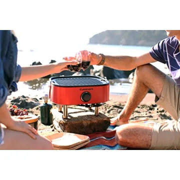 Cuisinart CGG-750 Portable Venture Gas Grill - Red