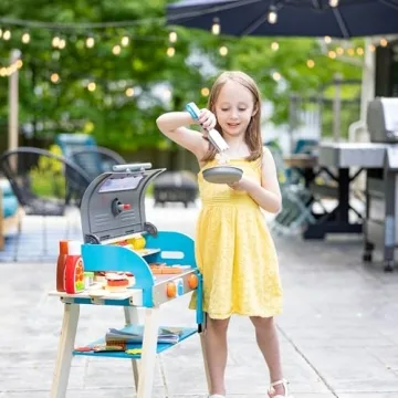 Melissa & Doug Wooden BBQ Grill for Imaginative Play