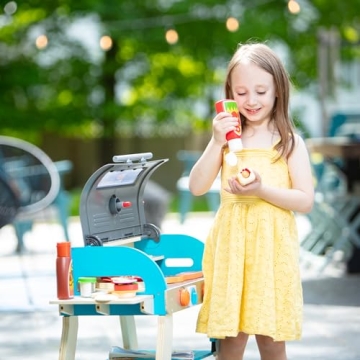 Melissa & Doug Wooden BBQ Grill for Imaginative Play