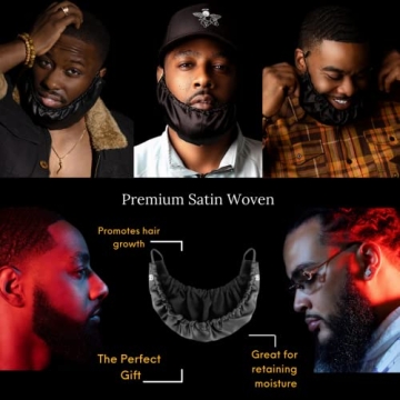 Satin Beard Cover for Healthy Beard Moisture Retention