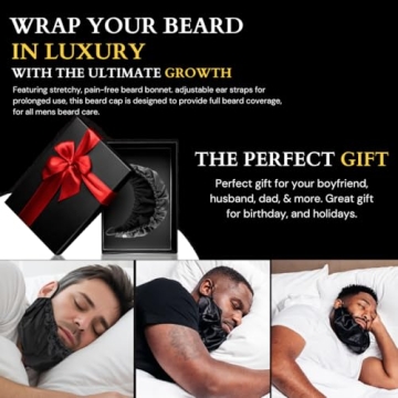 Satin Beard Cover for Healthy Beard Moisture Retention