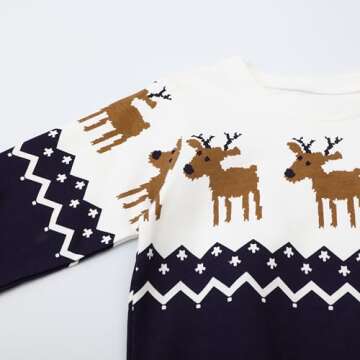 HILEELANG Boys Christmas Sweatshirt - Cozy Style for Kids