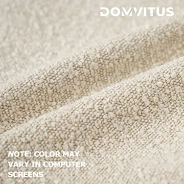 Luxurious DOMVITUS Boucle Throw Pillow Cover 24x24