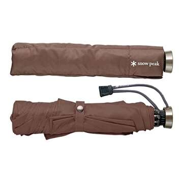 Snow Peak Ultralight Travel Umbrella - Compact & Strong