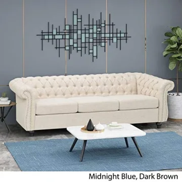 Christopher Knight Home Norma Sofa in Beige and Dark Brown