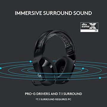 Logitech G733 Wireless Gaming Headset with RGB Lighting