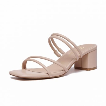 Athlefit Chunky Heels Sandals for Stylish Comfort