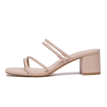 Athlefit Chunky Heels Sandals for Stylish Comfort