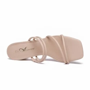 Athlefit Chunky Heels Sandals for Stylish Comfort